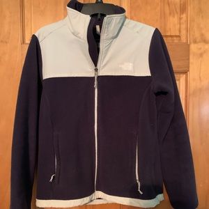 Purple Two Toned North Face Zip Up